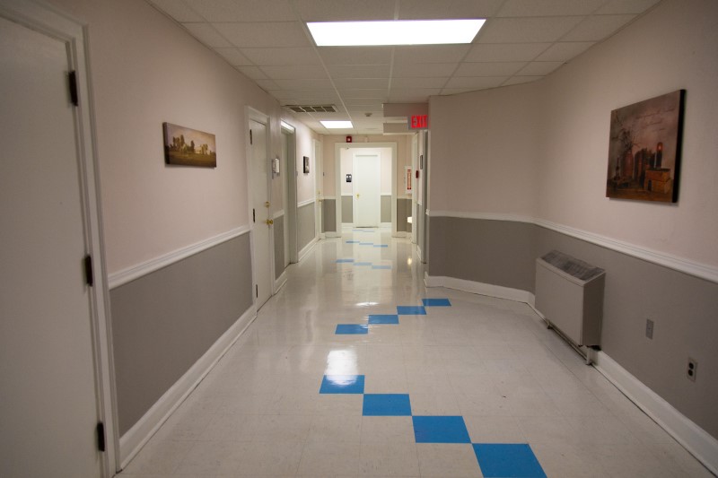 A hallway in Life Center of Galax